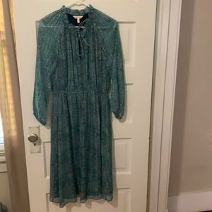 Rebecca Taylor Floral Midi Dress